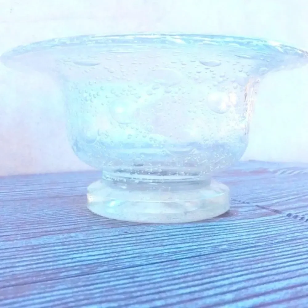 Vintage Princess House Crystal Bubble Glass Bowl EUC